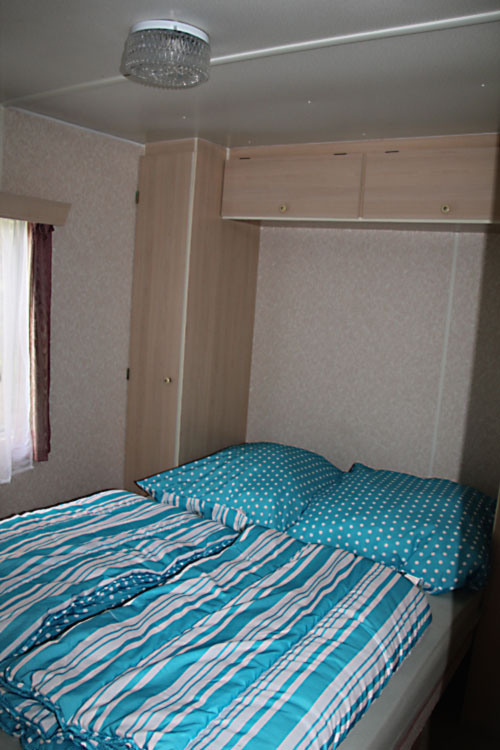 Schlafzimmer-Mobilheim