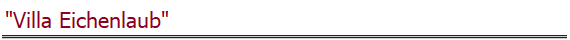 "Villa Eichenlaub"